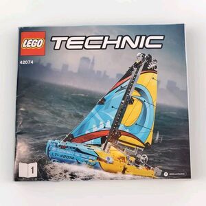 Lego Technic Racing Yacht 42074 Book 1  Instruction Booklet  Manual Only